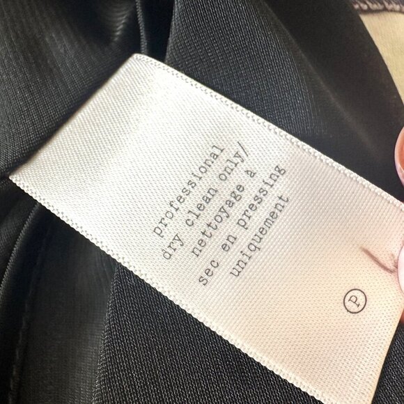 Rag & Bone Ruby Floral Dress Mesh Back Roses Print Navy Blue Pink - Picture 11 of 16